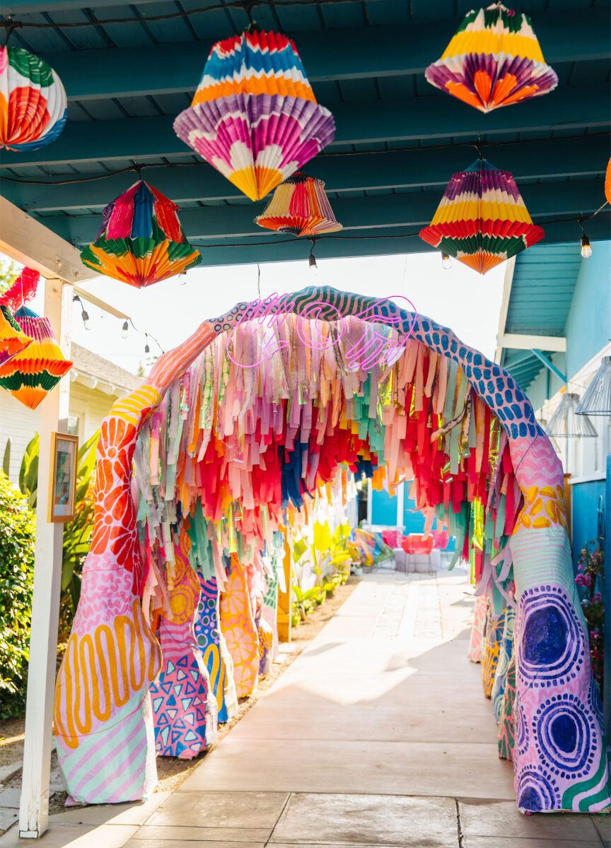 An artist was hired to create a 