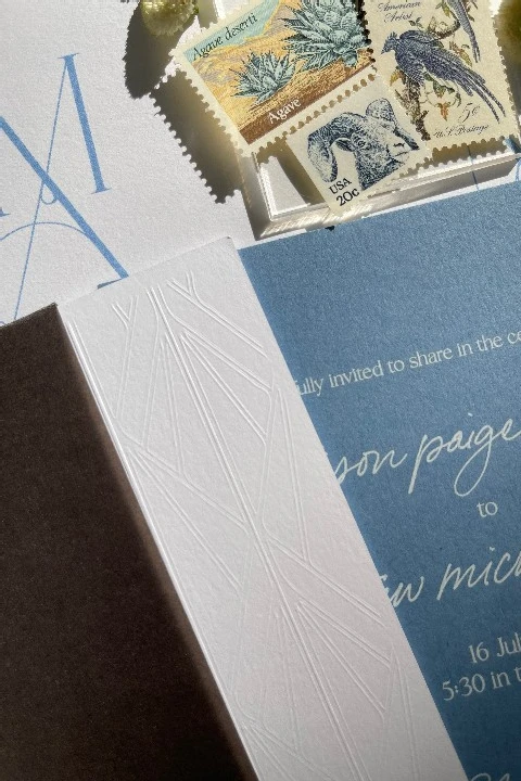 Ceremony. A custom wedding invitation studio.