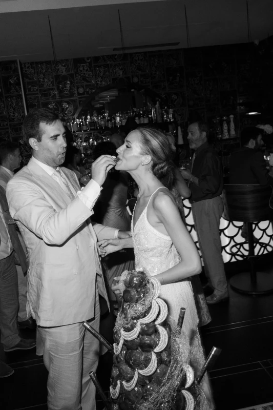 A Couture-Inspired Wedding for Ali and Bennett