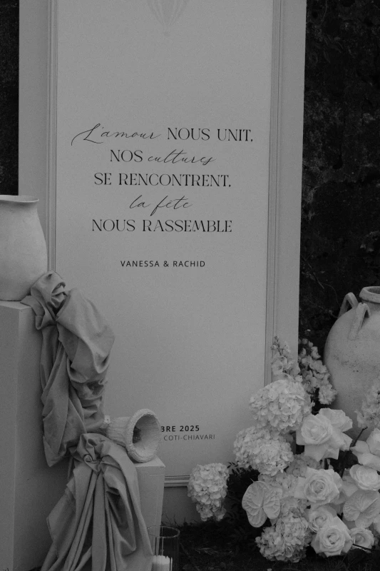 A Romantic Wedding for Vanessa and Rachid