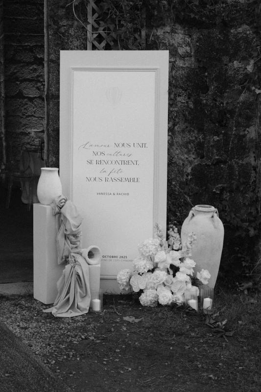 A Romantic Wedding for Vanessa and Rachid